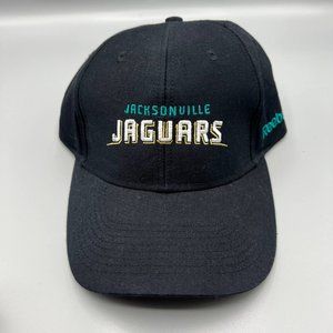 Vintage Jacksonville Jaguars NFL Reebok Hat Strap back Cap Black New Men‎